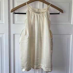 Cream Spaghetti Strap Blouse